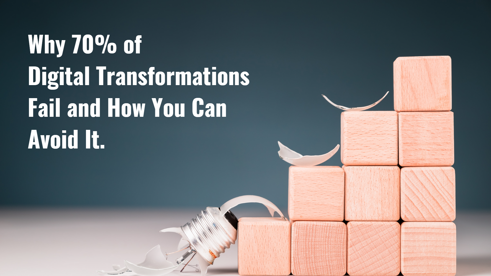 why 70% of Digital Transformations fail and how to avoid it.